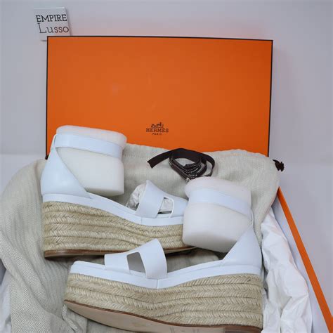 hermes espadrilles wedges|Hermes elda espadrilles.